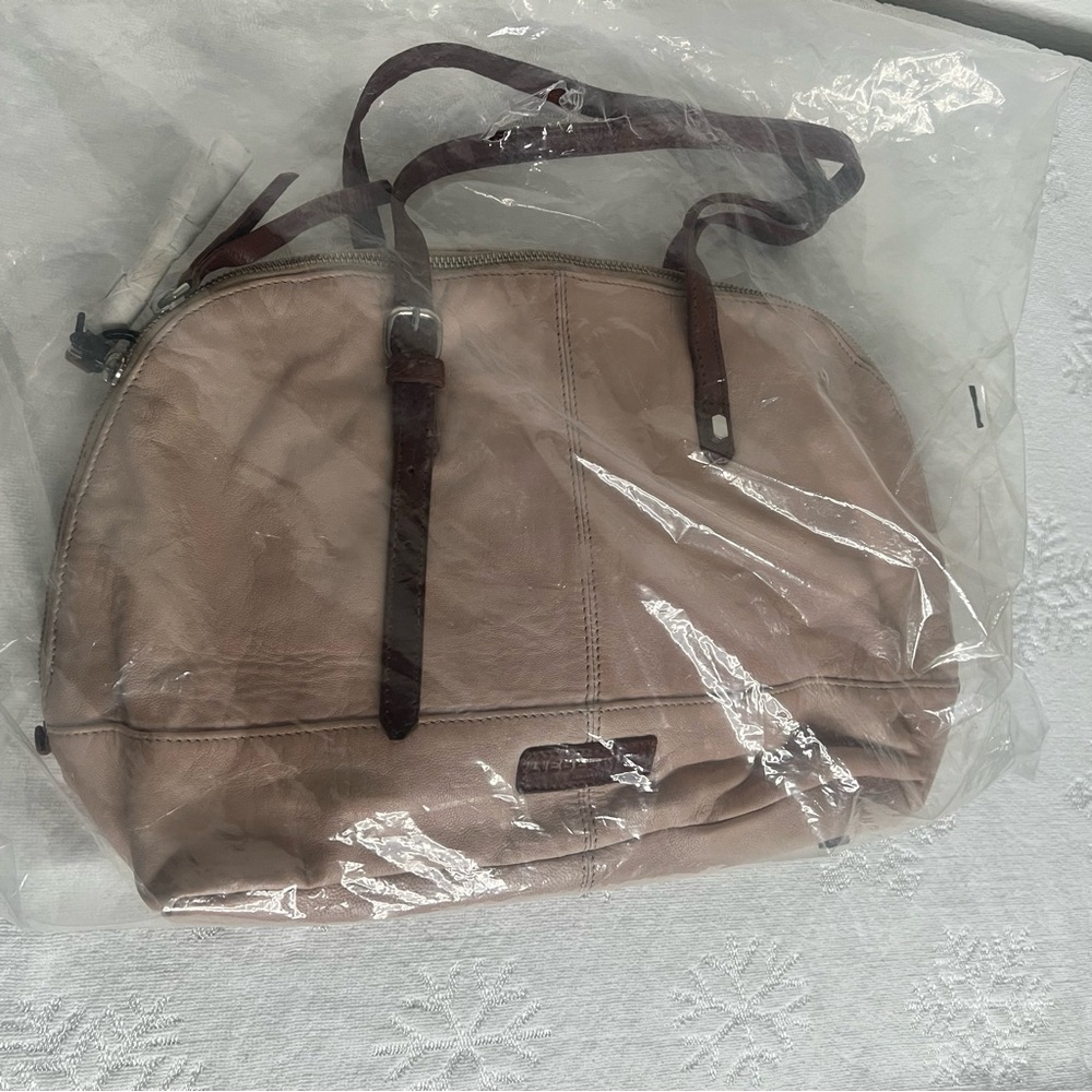 Liebeskind, Women, Bag, Satchel, Creamy tan, suede, in shipping package, NEW